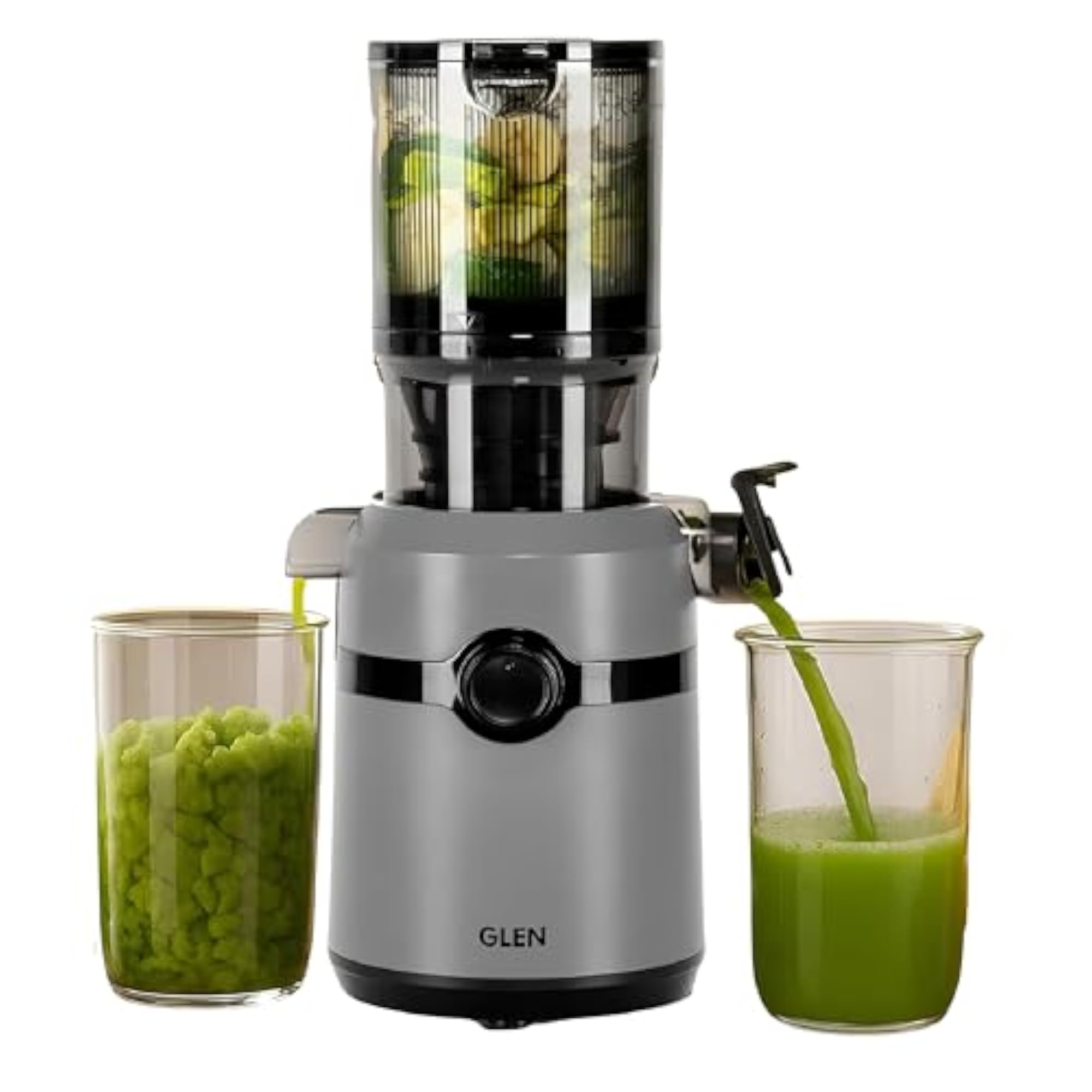 Hopper Cold Press Juicer Machine Electric, 108mm Large Feed